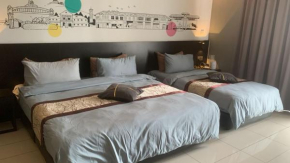 Studio Room 3 Pax at Aeropod Near KKCity Airport and Tg Aru Beach